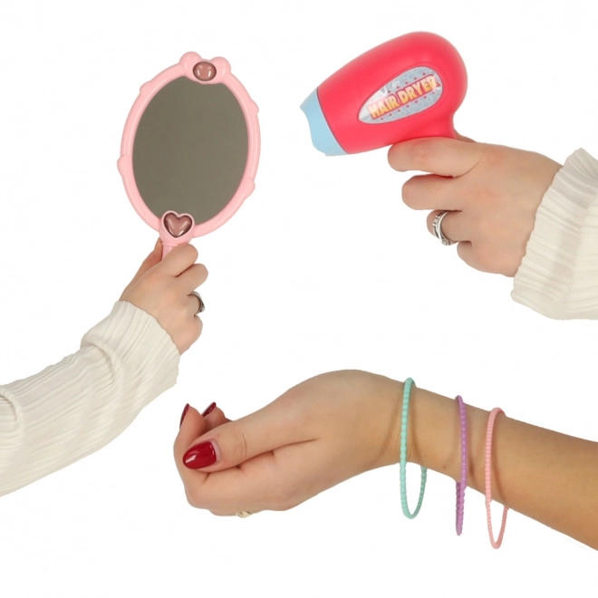 Kinder cosmetica koffertje - 37 stuks accessoires