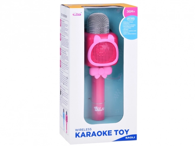 Draadloze microfoon karaoke voor kinderen
