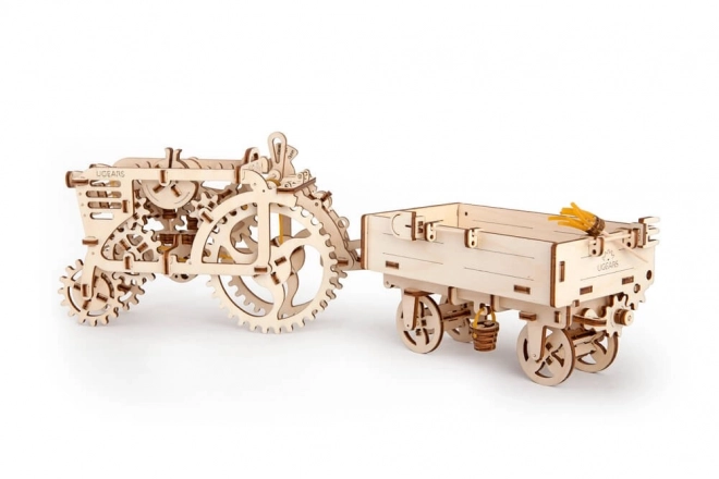 Ugears 3D puzzel - Aanhangwagen 68 stukken
