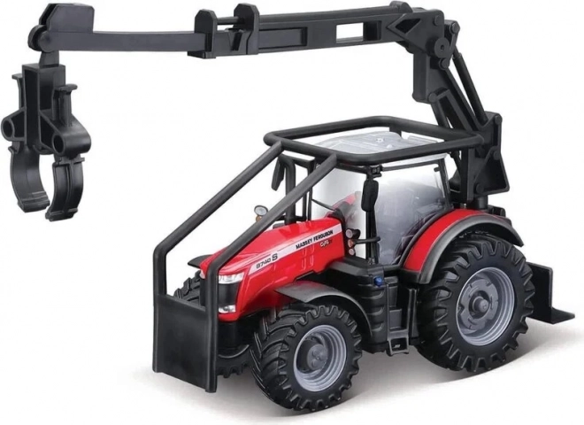 Bburago Farm Tractor Massey Ferguson 8740S Forest Tractor