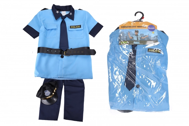 Carnavalsset - politieagent 110-120 cm