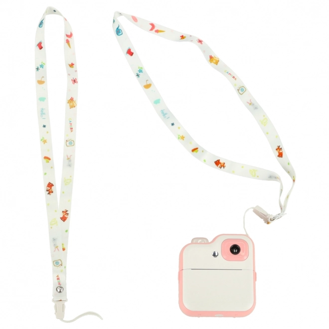 Appareil photo instantané pour enfants avec impression thermique 24MP et 1GB de mémoire – rose