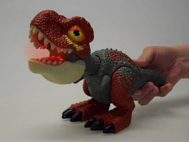 Dinosaurier Tyrannosaurus Rex mit beweglichen Teilen und Licht- und Soundeffekten