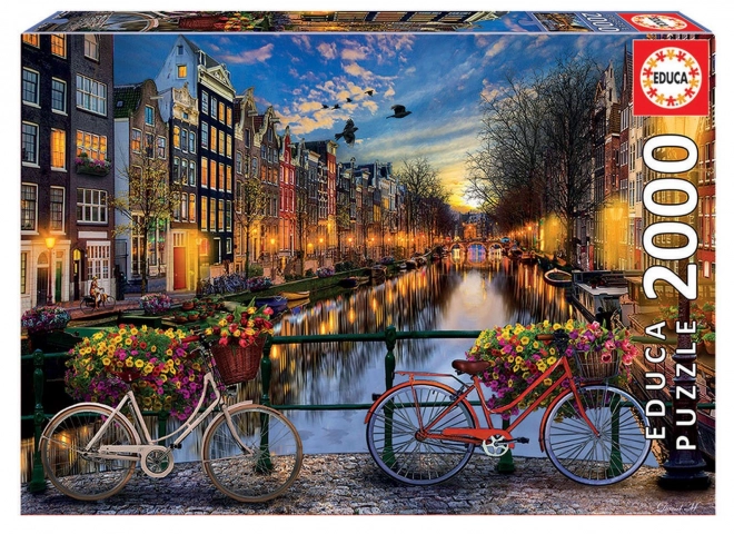 EDUCA Puzzel Romantisch Amsterdam 2000 stukjes