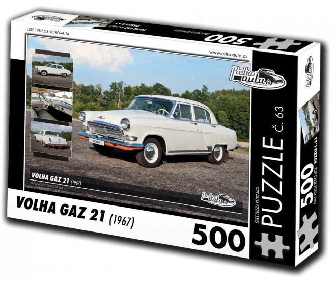 Puzzle Rétro Voitures Volga GAZ 21 (500 pièces) 