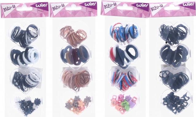 Haaraccessoires – grote mix van elastiekjes en clips