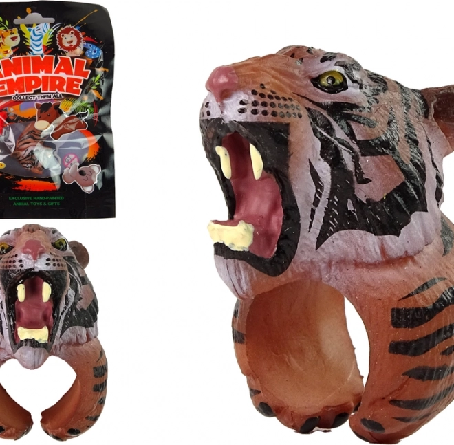 Children's Ring with a Bengal Tiger Head