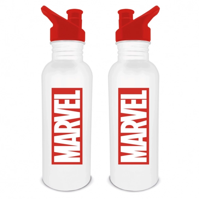 Edelstahl-Trinkflasche mit Marvel-Logo
