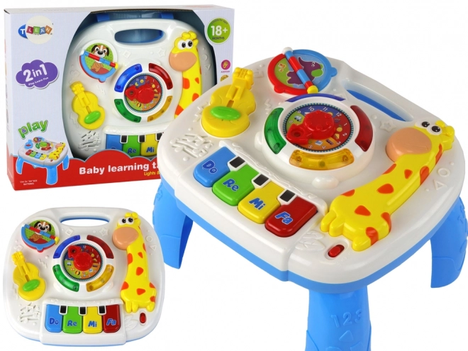 Educatief interactief bord 2 in 1 voor peuters Giraffe
