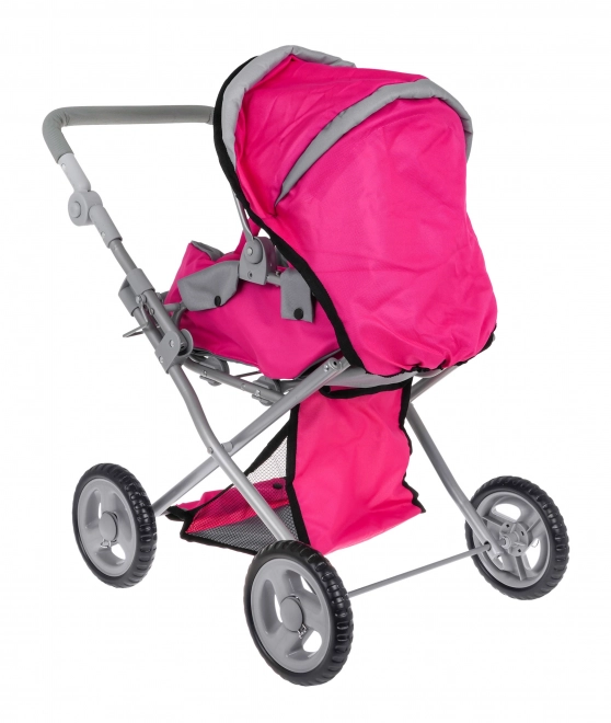 Roze kinderwagen 2 in 1