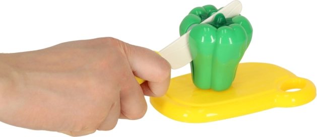 Ensemble de fruits et légumes à découper avec velcro, 28 pièces