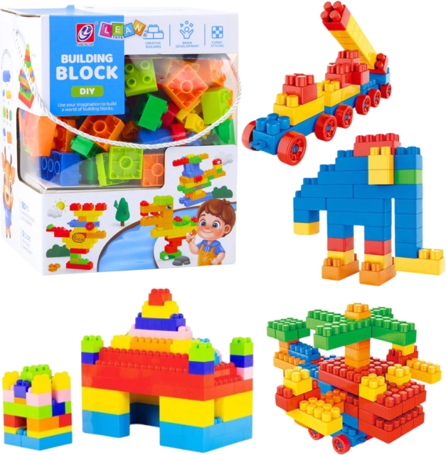 Spatial Building Blocks Set, 180 Pieces