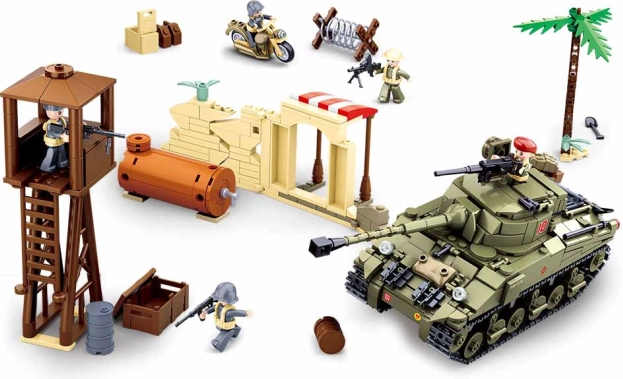 Sluban Army War Battle Construction Set