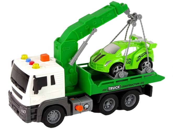 Service de remorquage vert avec effets 1:16