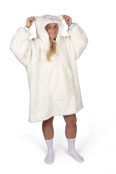 Warme hoodie deken met capuchon 'Ovečka' voor tieners en volwassenen