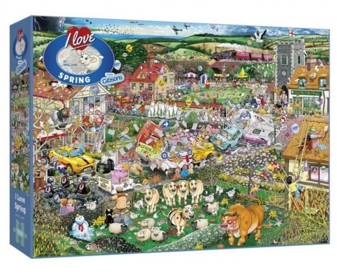 Puzzel Ik Hou van de Lente 1000 stukken