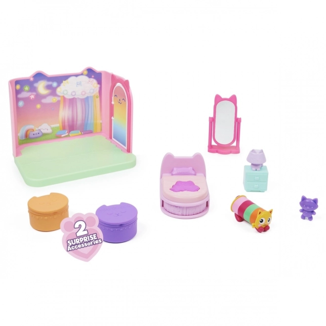 Set de figurines Maison de Gabi les chambres magiques – Chambre à coucher
