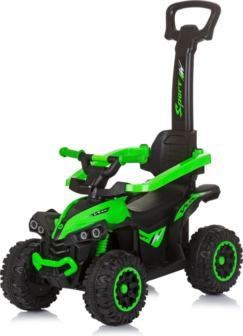 Chipolino Push and Ride On Toy with Canopy ATV in Green