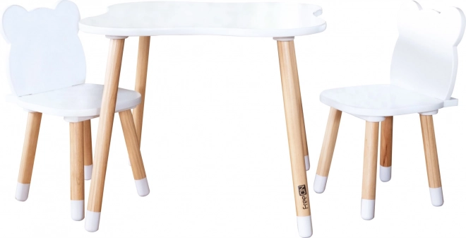 FreeOn Houten tafeltje met stoelen Beer