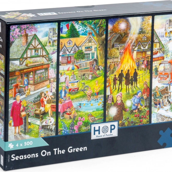 HOP Puzzel Jaarseizoenen set 4x500 stukken