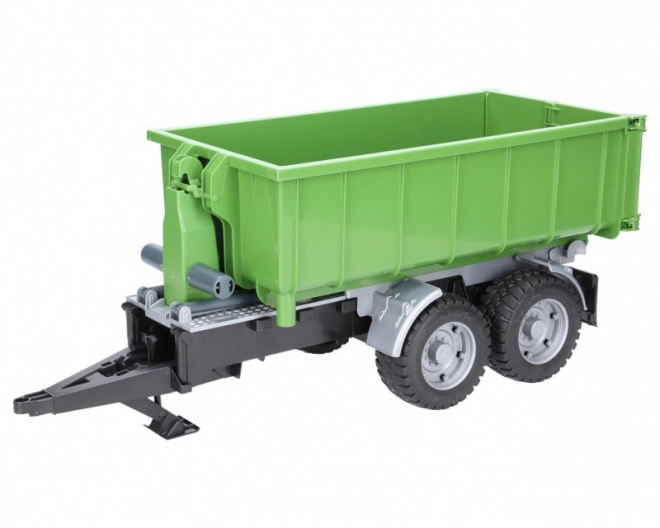 Bruder Groen voertuig met kiepcontainer schaal: 1:16