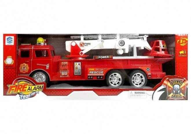 Camion de pompier avec nacelle
