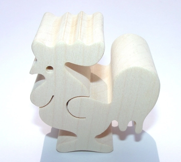 Fauna jouet en bois coq