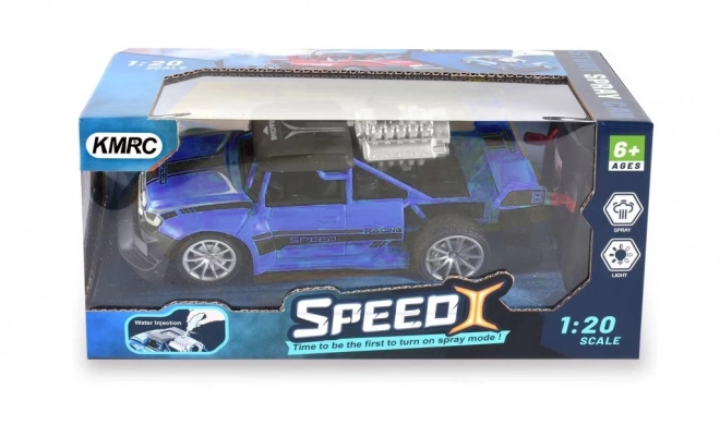 RC auto 1:20 met rookeffect rood