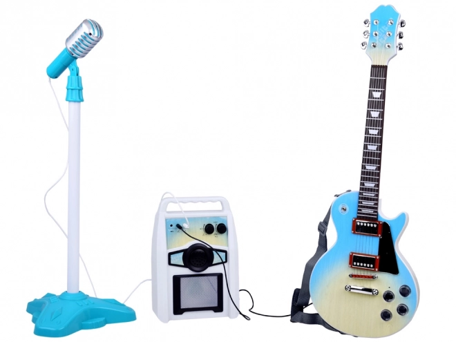 Elektrische gitaar met microfoon en versterker voor kinderen Karaoke