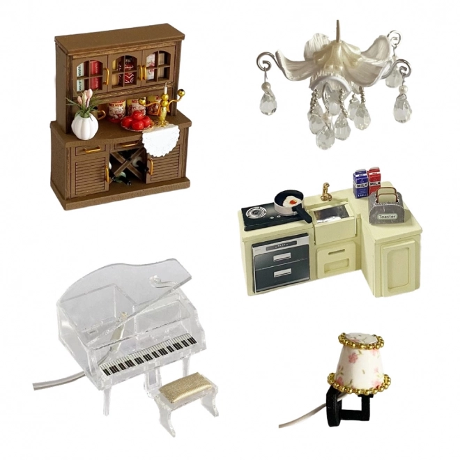 Neuf miniatures de maison pavillon des rêves