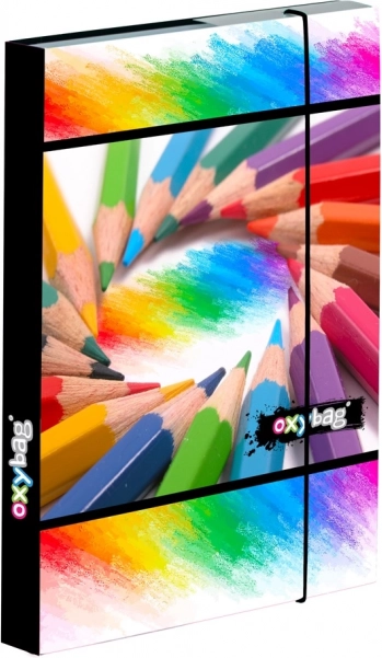 Boîte pour cahiers A5 Crayons avec élastique