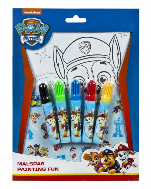 Zeichen-Set mit Paw Patrol-Motiv