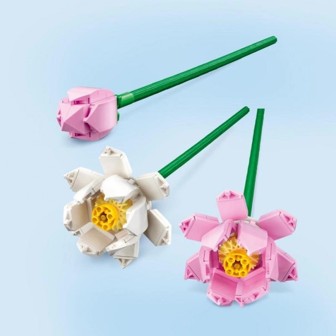 LEGO fleurs de lotus – set de construction décoratif