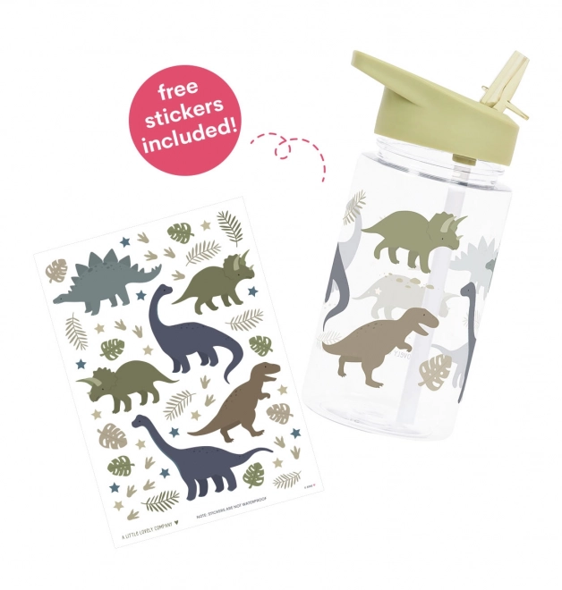 A Little Lovely Company Trinkflasche – Dinosaurier