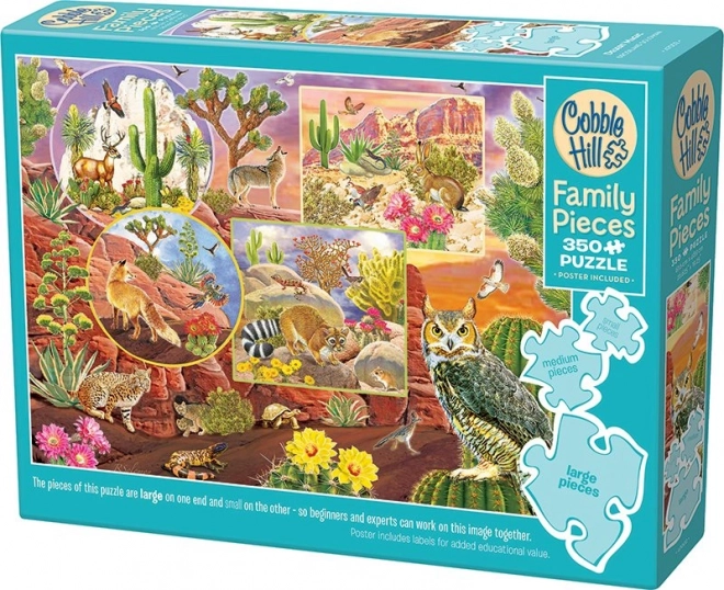 COBBLE HILL Puzzle familial Magie du désert 350 pièces