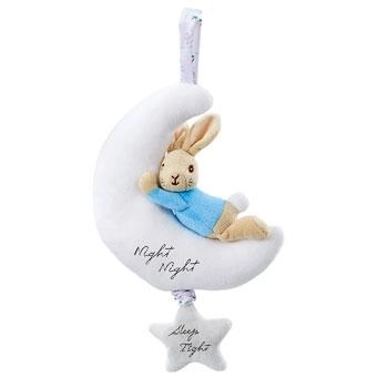 Plüschspielzeug Hase Peter mit Musikfunktion für eine gute Nacht