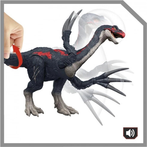 JURASSIC WORLD Therizinosaurus Figure with Sounds and Attack