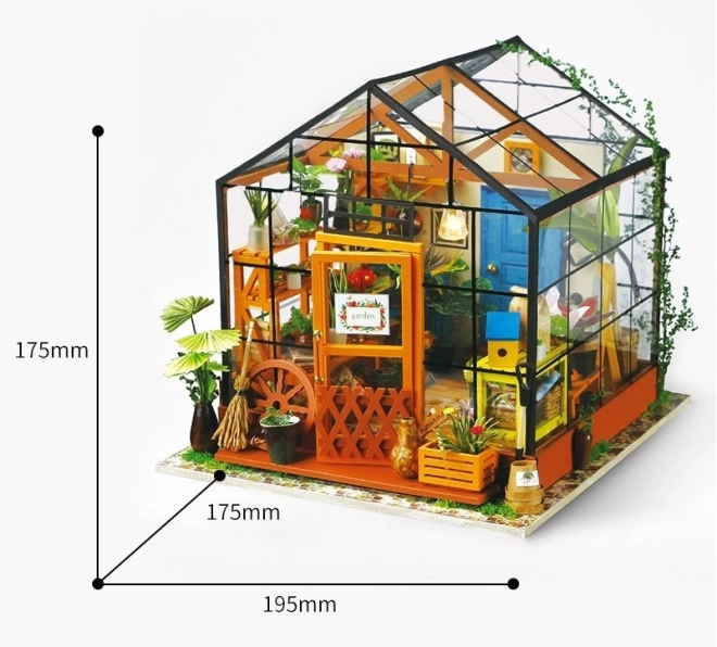 Cathy's Bloemenhuis - Miniatuur Kas