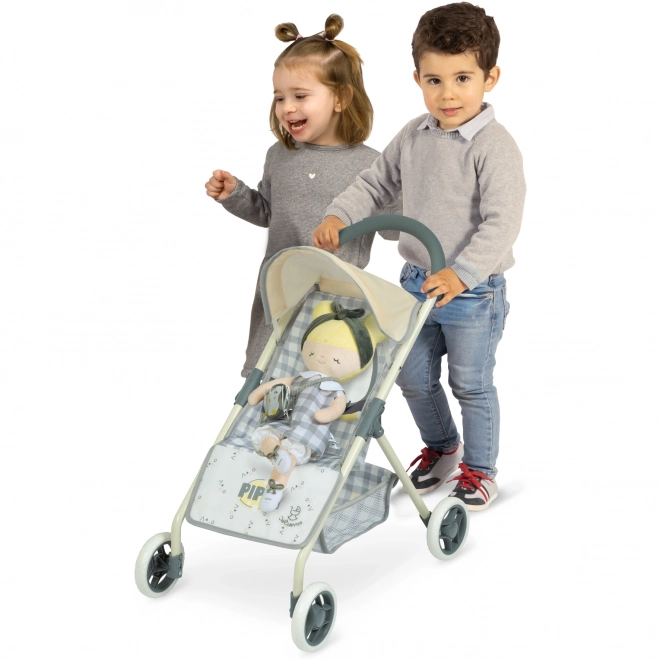 DeCuevas Sportwagen für Puppen mit Plüschpuppe PIPO 2022