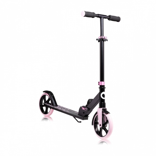 Opvouwbare step Lionelo Luca zwart met roze accenten