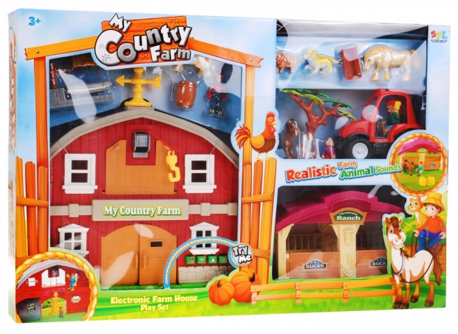 Fun Farm Set for Kids 3+ with Barn and Sounds