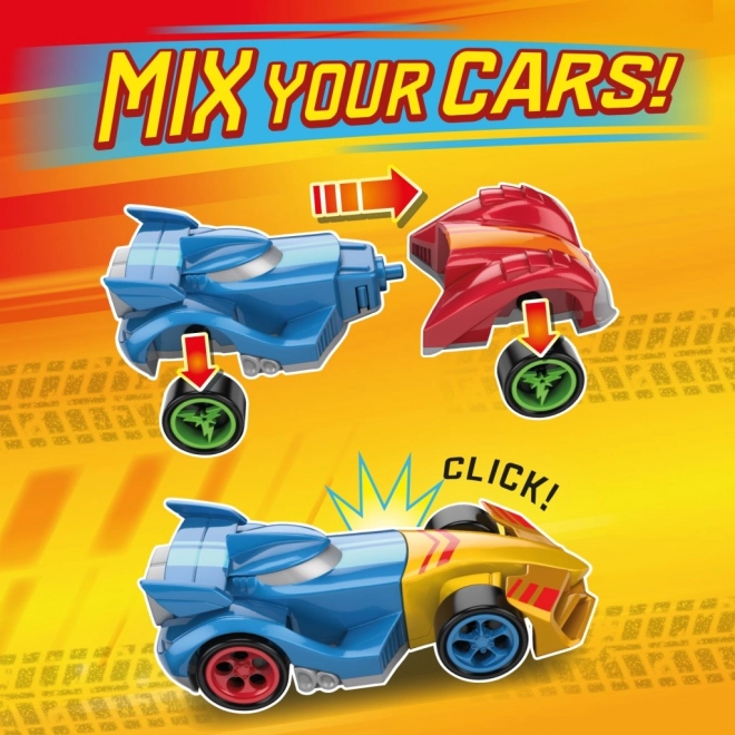 Voitures T-Racers Mix 'N Race 3 pcs