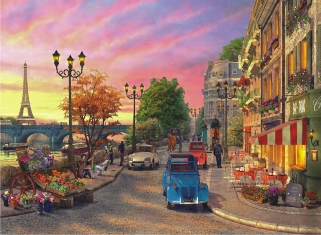 Puzzle Coucher de soleil sur la Seine 1000 pièces