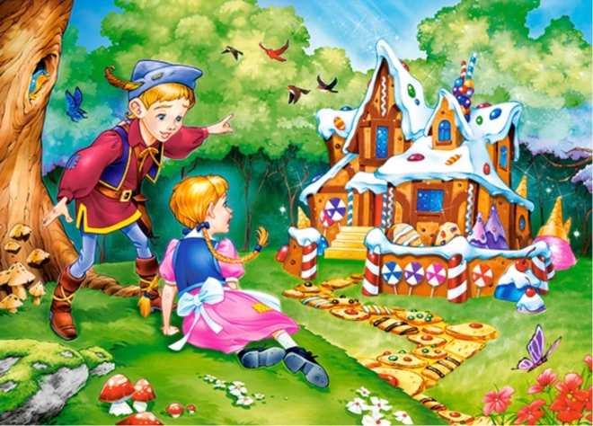 Puzzel peperkoekhuisje 60 stukjes