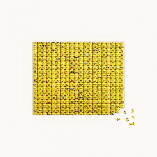 Chronicle Books LEGO Minifigure Faces Puzzle 1000 Pieces