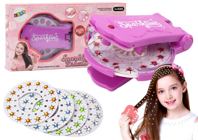 Set voor haarversiering en accessoires Sprankelende Diamant