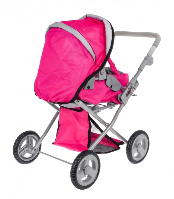 Roze kinderwagen 2 in 1