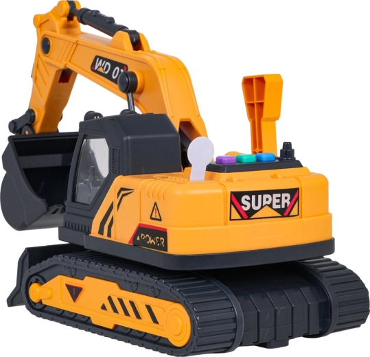 Lights and sounds like on a real construction site