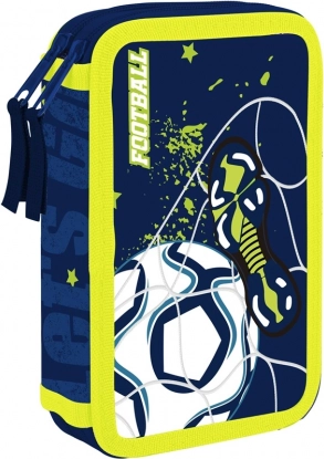 Trousse scolaire à deux étages Football Oxybag