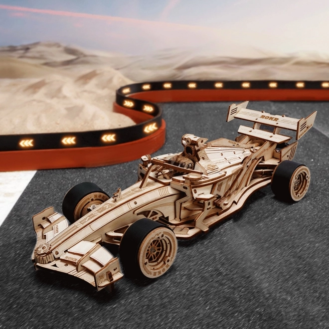 RoboTime 3D houten puzzel Racewagen